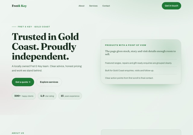 Preview of the music-instrument-store website template
