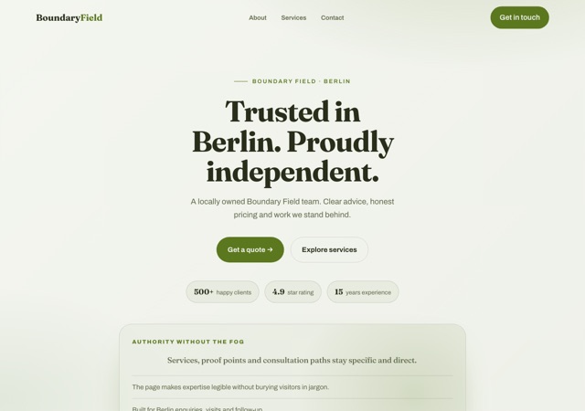 Preview of the surveying-practice website template