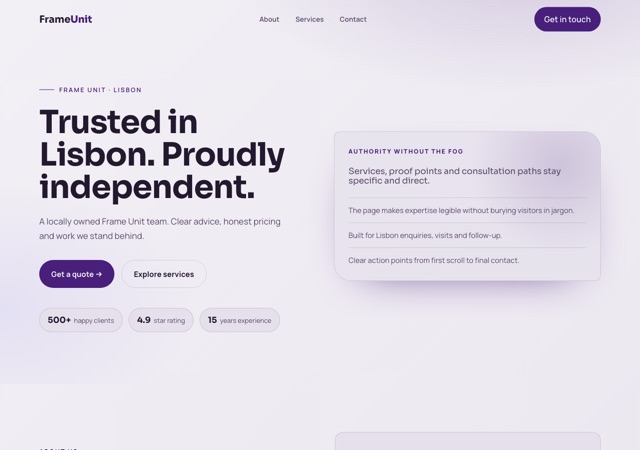 Preview of the video-production website template